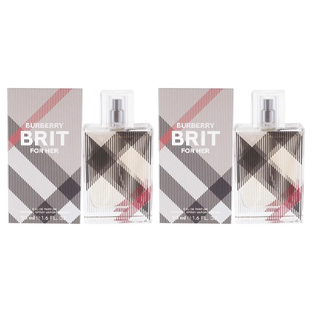 Burberry Brit by Burberry For Women - 1.7 oz Edp Spray - Pack of 2