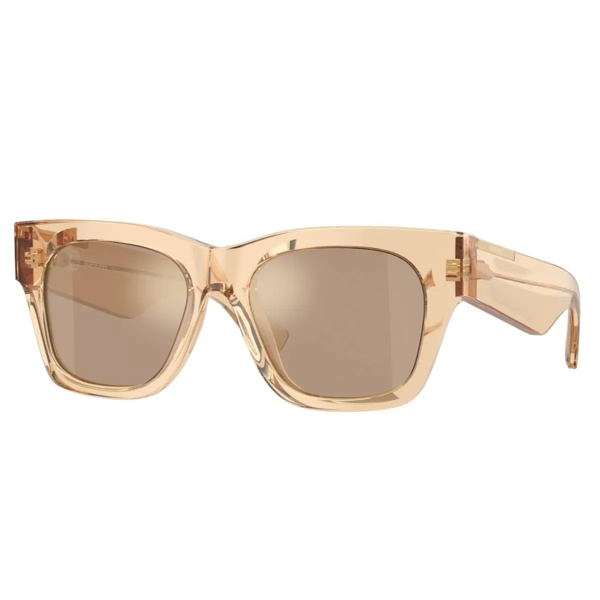 BE4424 40635A Brown Mirror Gold Women`s 52 mm Sunglasses by Burberry