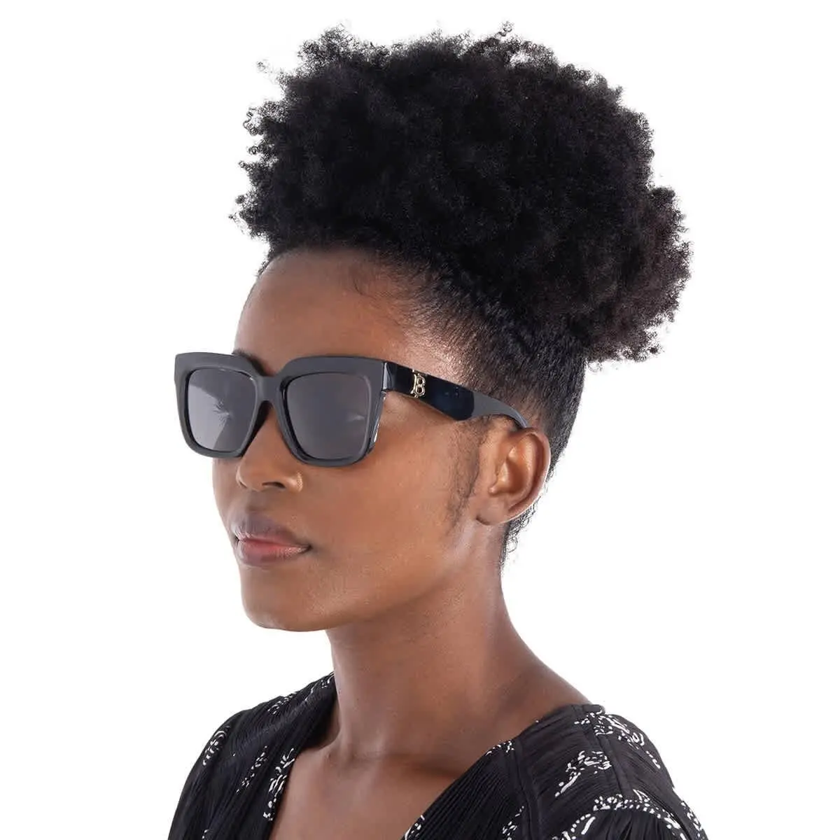 Burberry Dark Grey Square Ladies Sunglasses BE4419 300187 54 BE4419 300187 54
