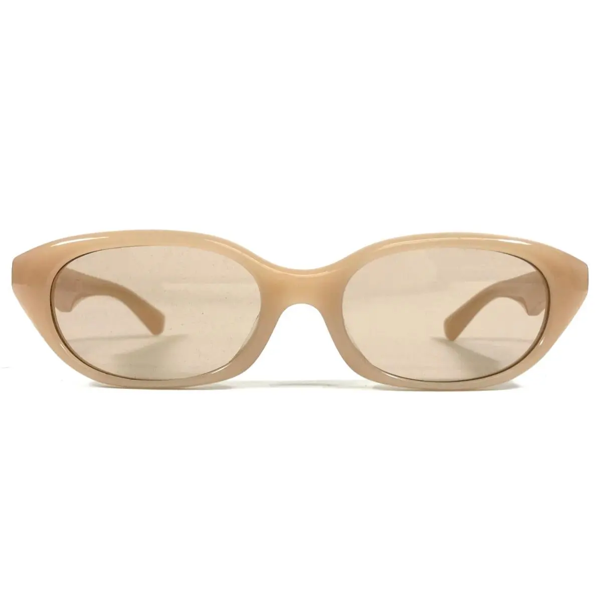 Sunglasses B4447-D 4150/73 Beige Oval Frames with Dark Brown Lenses by Burberry