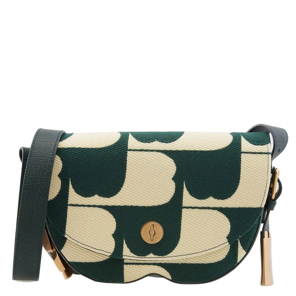 Burberry Chess Satchel Cotton Crossbody Bag 8082082