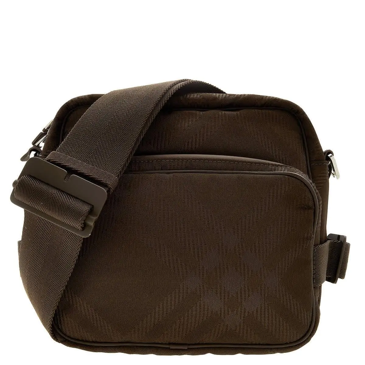 Burberry Checked Jacquard Zipped Shoulder Bag 8092199