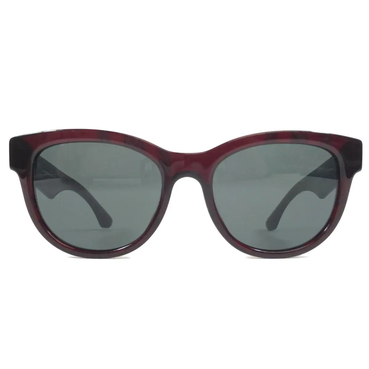Sunglasses B4432-U 4115/87 Burgundy Nova Check Frames Dark Gray Lenses by Burberry