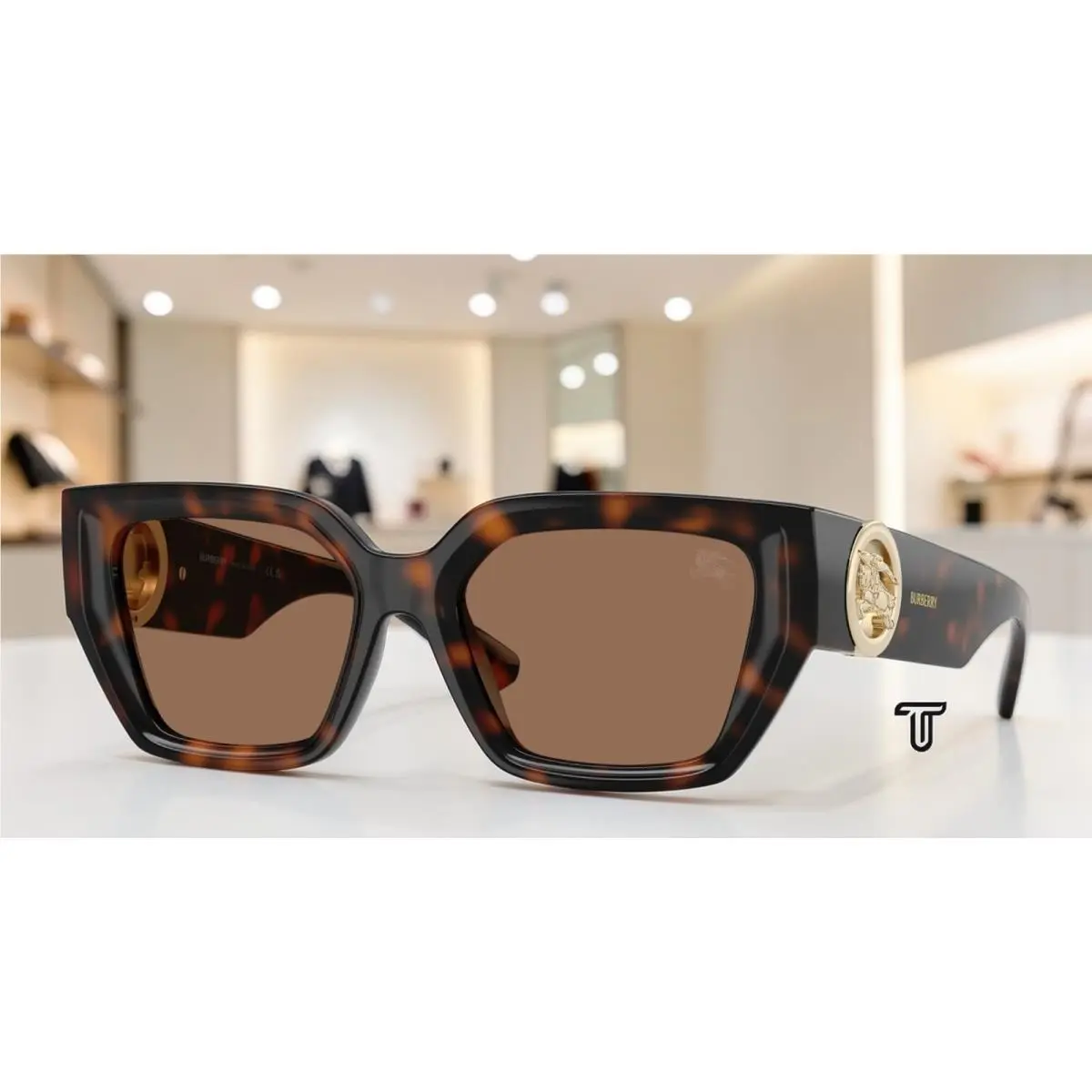 BE4472U 300273 Dark Havana Dark Brown 53 mm Women`s Sunglasses by Burberry