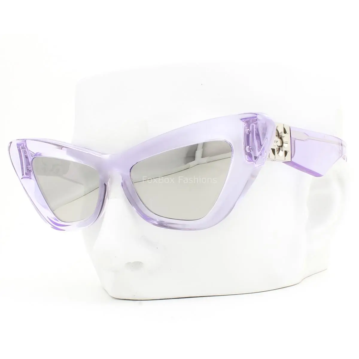 Sunglasses B 4421U 4095/6G Crystal Violet Silver Mirror with Case by Burberry