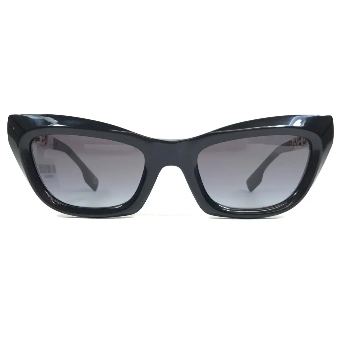 Sunglasses B4409 3001/8G Black Gold Cat Eye with Gray Lenses 51-21-140 by Burberry