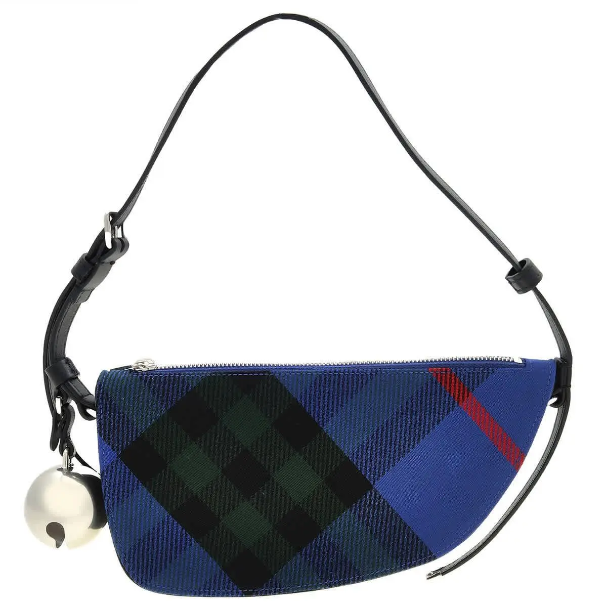 Jacquard Woven Check Shield Sling Bag 8086020 by Burberry