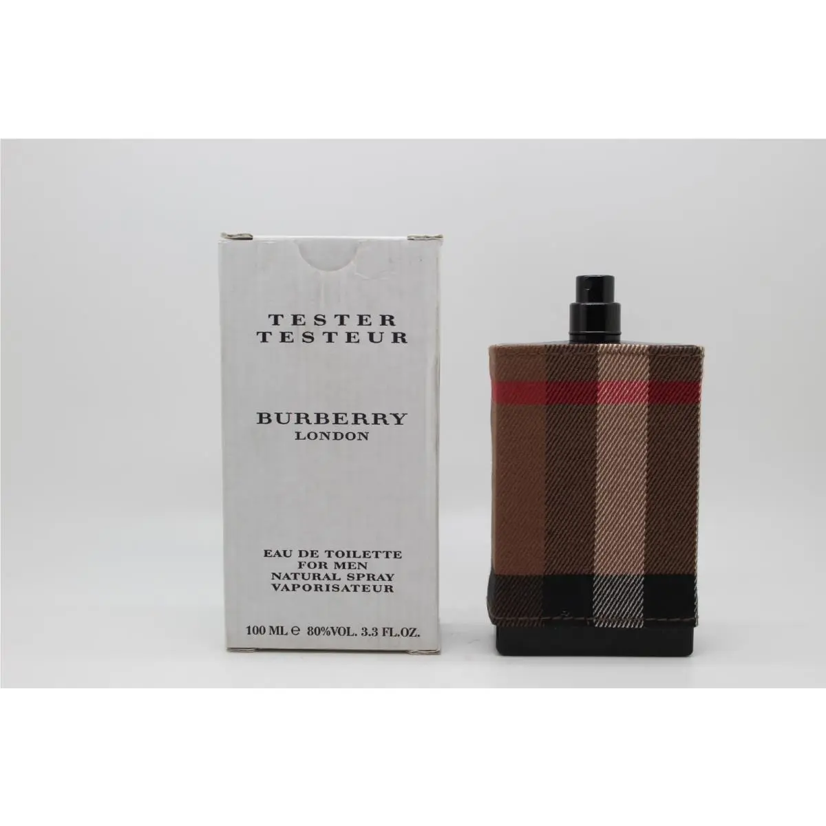 London Frabic  3.3 oz 100 ml Edt Spray Men Tester by Burberry