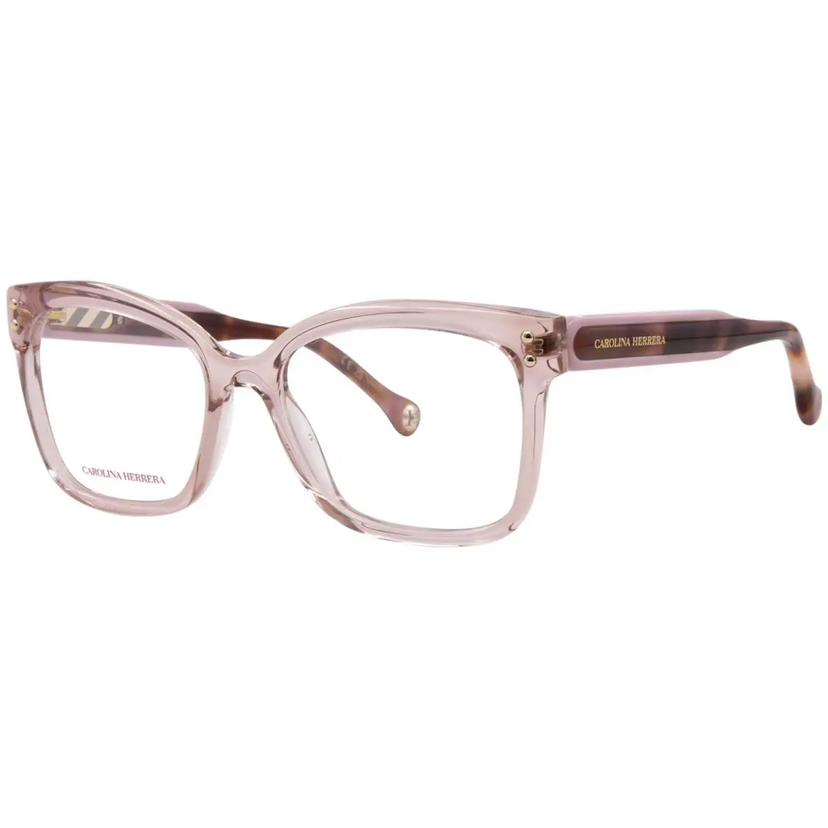 Carolina Herrera HER-0316 35J Eyeglasses Women`s Pink Full Rim Rectangle 54mm - Frame: Pink