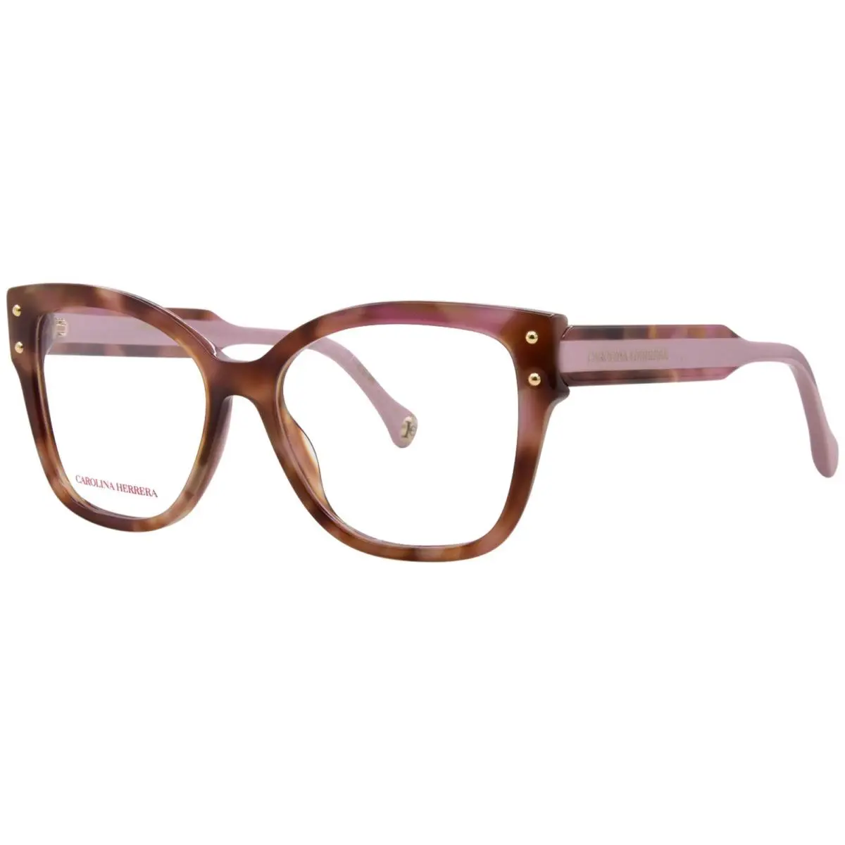 Carolina Herrera HER-0368 086 Eyeglasses Women`s Havana Full Rim Square 53mm