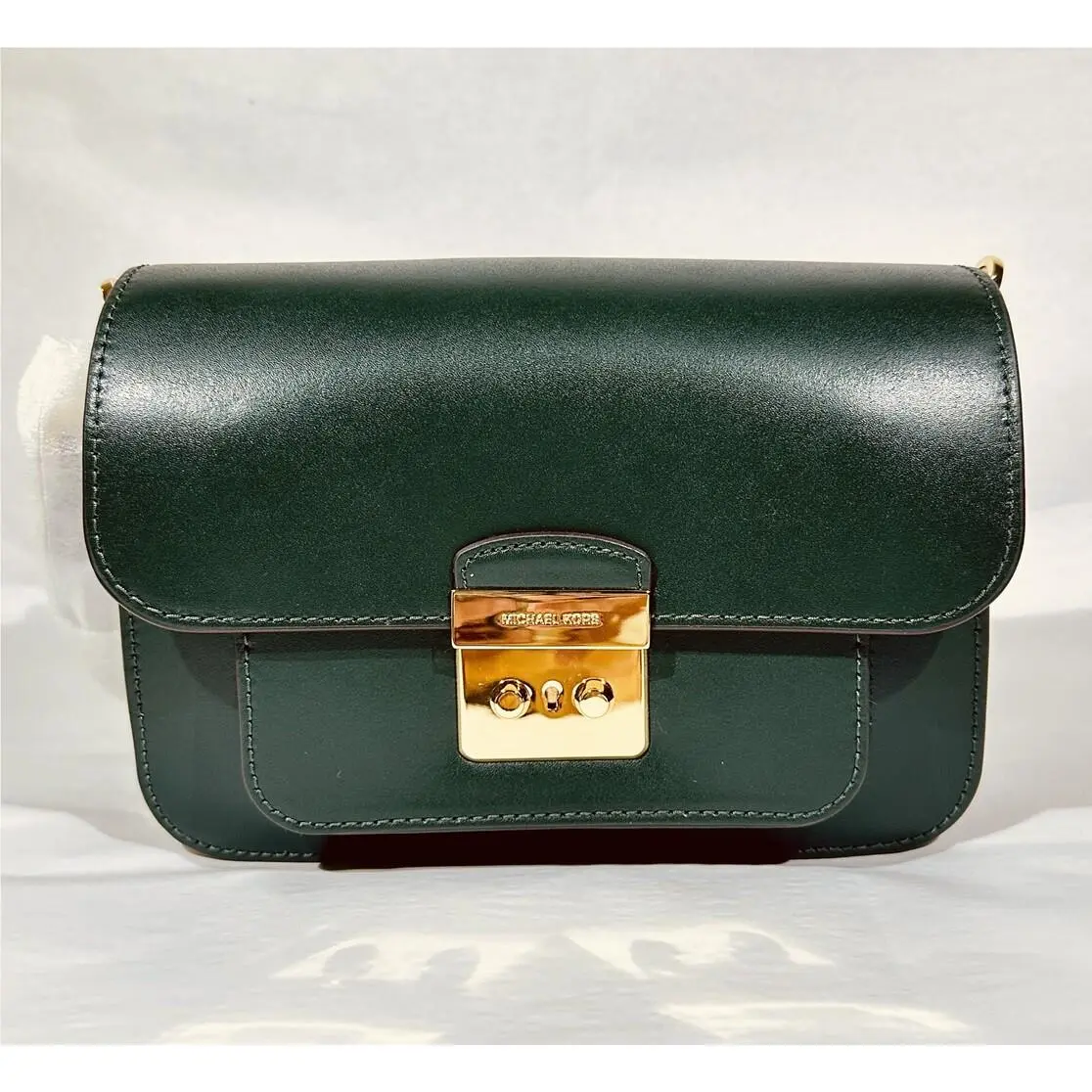 Michael Kors Sloan Shoulder Bag Dark Green