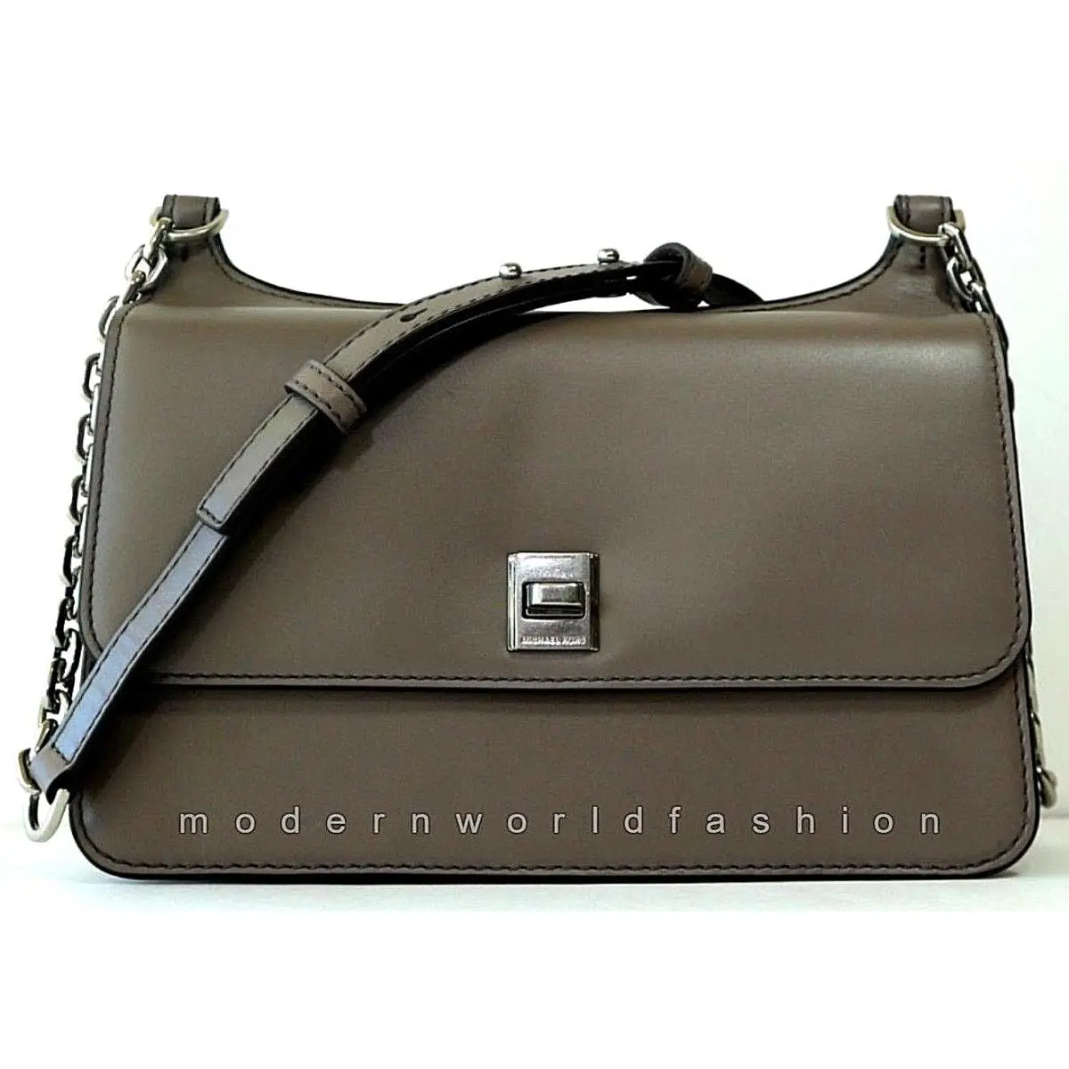 NWT$378.00 - Michael Kors Natalie Medium Chain Crossbody Messenger Bag Cinder