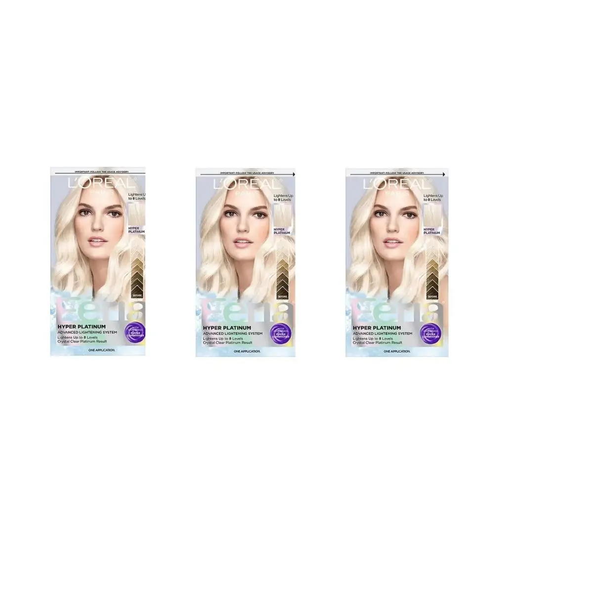 Mp-fd Loreal Paris Feria Hyper Bleach 3 Pack by L'Oréal