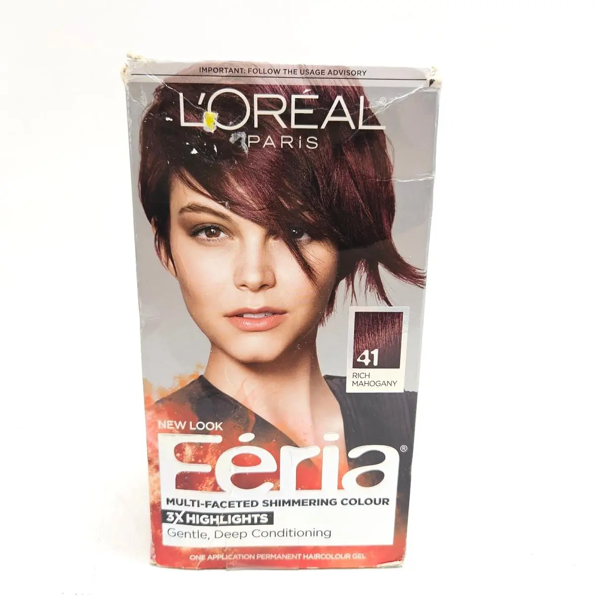 L`oreal Paris Feria 41 Rich Mahogany Multi-faceted Shimmering Color3x Highlights by L'Oréal