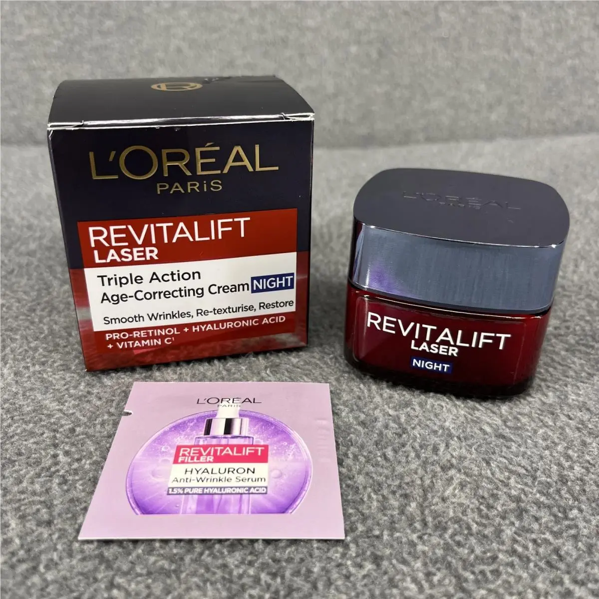 Loreal Revitalift Laser X3 Triple Action Anti Age Restoring Night Cream 50ml by L'Oréal