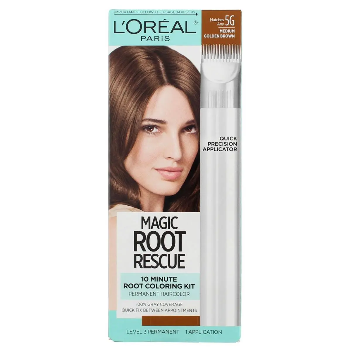 6 Pack L`oreal Paris Magic Root Rescue Permanent Hair Color Medium Golden by L'Oréal