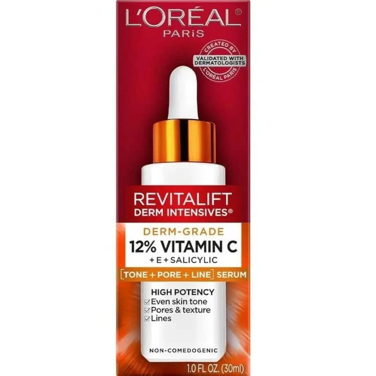 L`oreal Paris Revitalift Derm Intensives Derm Grade 12% Vitamin C + E + Salicyli by L'Oréal