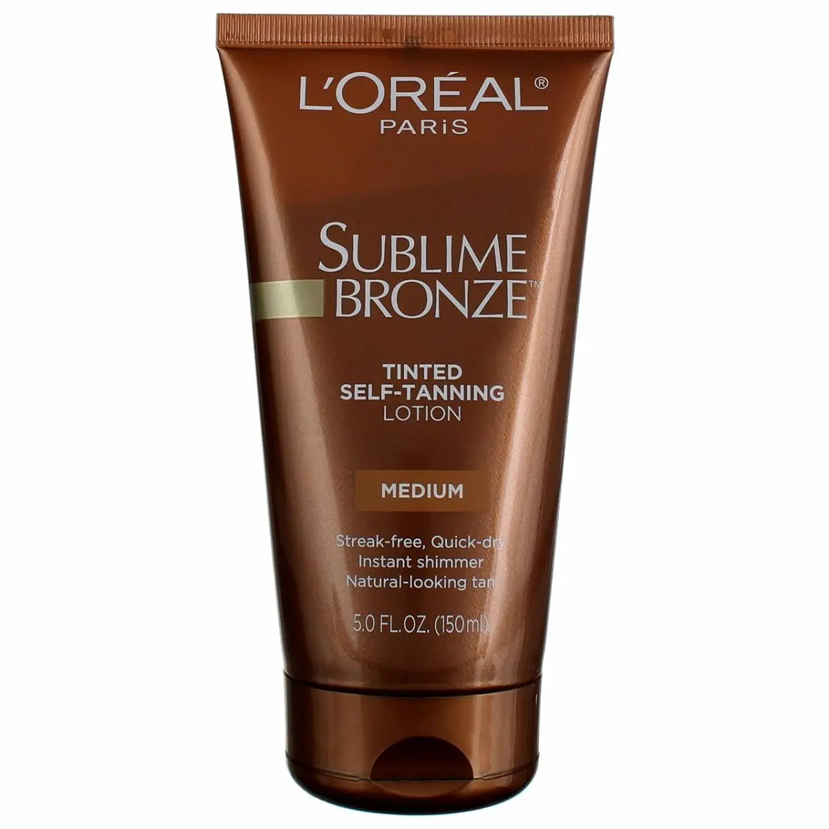 4 Pack L`oreal Paris Sublime Bronze Tinted Self-tanning Lotion Medium 5 fl oz by L'Oréal
