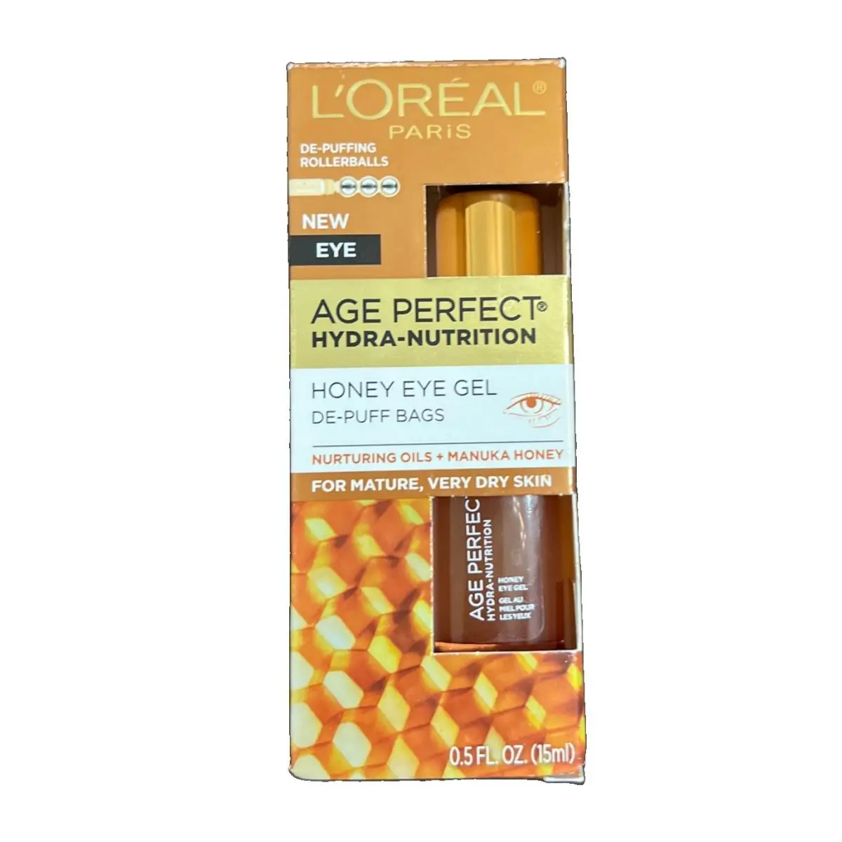 Loreal Skincare Age Perfect Hydra Nutrition Honey Eye Gel - 0.5 oz by L'Oréal
