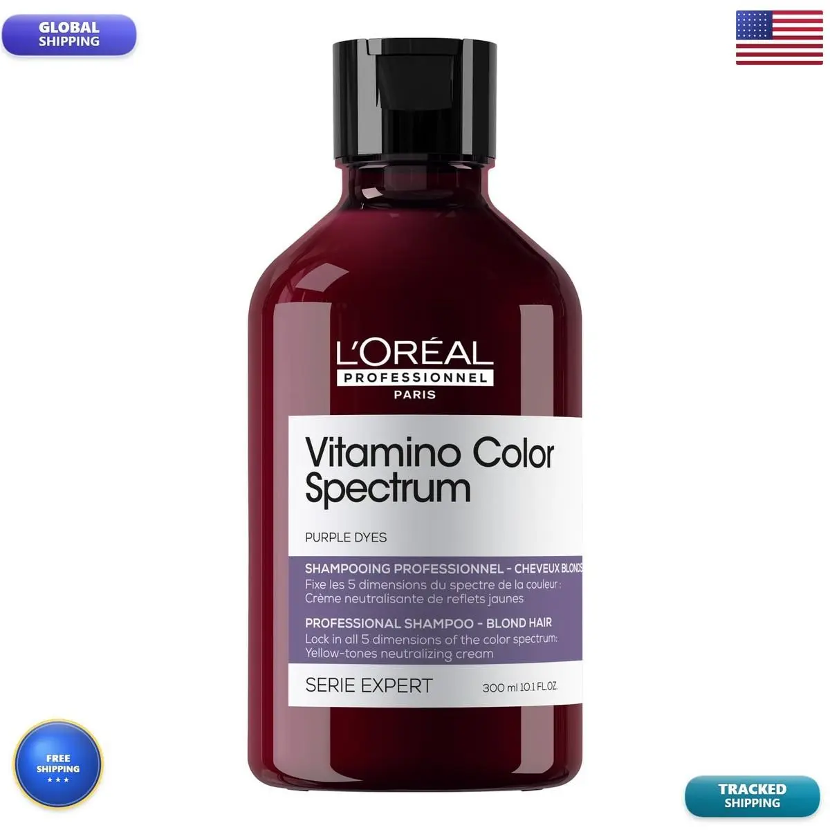 L`oréal Professionnel Paris Spectrum Purple Shampoo Blonde Hair 3474637268398 by L'Oréal