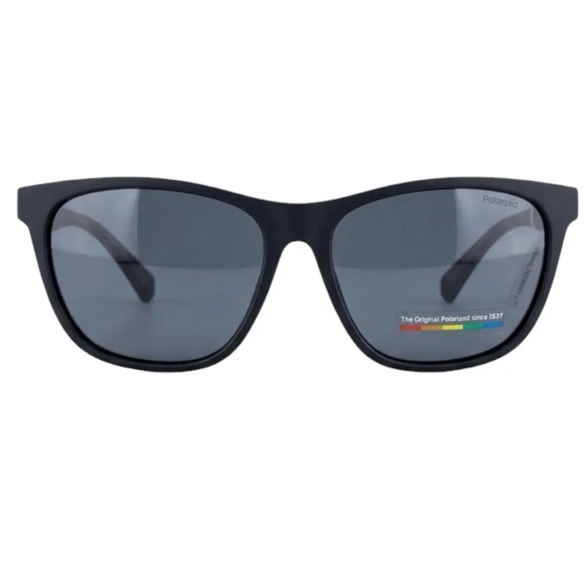 Pld 2042/S Polarized Sunglasses Matte Black Grey Lens Square Unisex by Polaroid