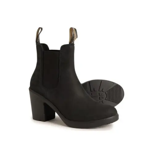Blundstone Women`s 2460 Heeled Chelsea Boots - Nubuck