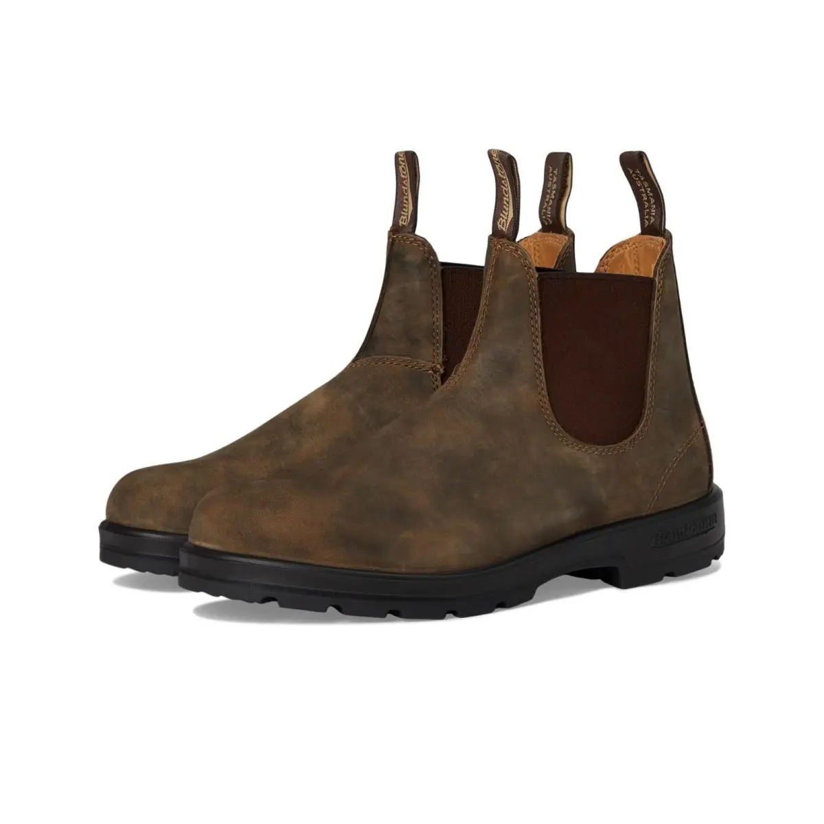 Blundstone 585 Rustic Brown Chelsea Boots Unisex Men`s 12 Medium