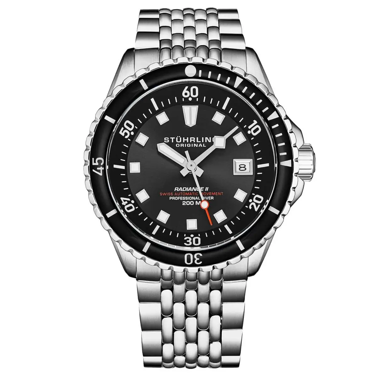 Stuhrling Radiance Diver 46mm Swiss Automatic Wristwatch 1009.01 by Stührling