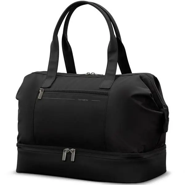Better Than Basic Drop Bottom Weekender Duffel Vintage Black by Samsonite