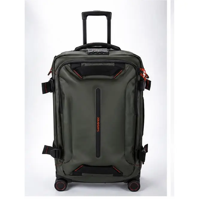 Rolling Duffel Carry-on Olive Green Softside 2-Wheel Travel Luggage TS by Samsonite