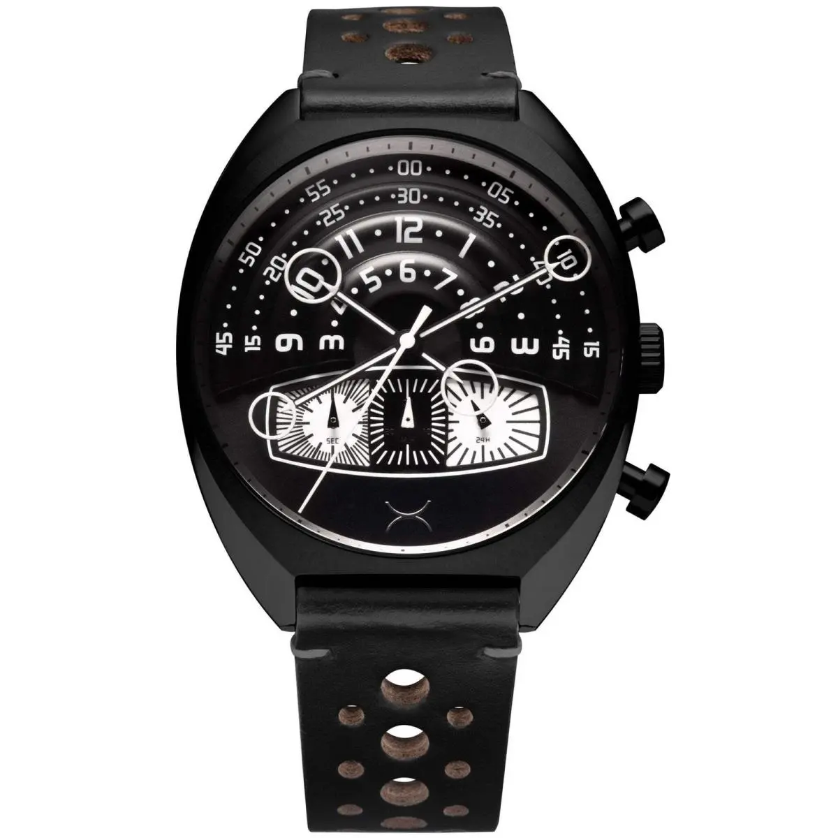 Halograph Iii Chrono Reverse Panda Watch by Xeric