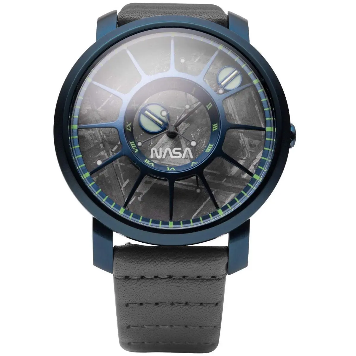 Nasa Trappist-1 Meteorite Automatic Sapphire Blue Supernova Watch - Brand by Xeric