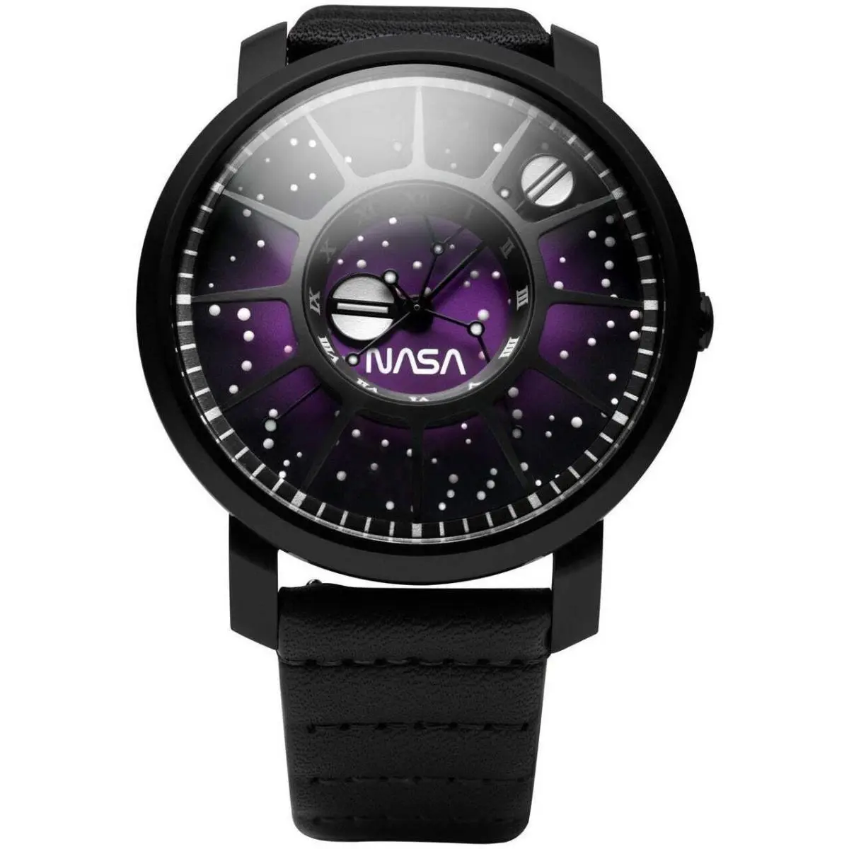 Nasa Trappist-1 Automatic Sapphire Deep Space Purple Watch by Xeric