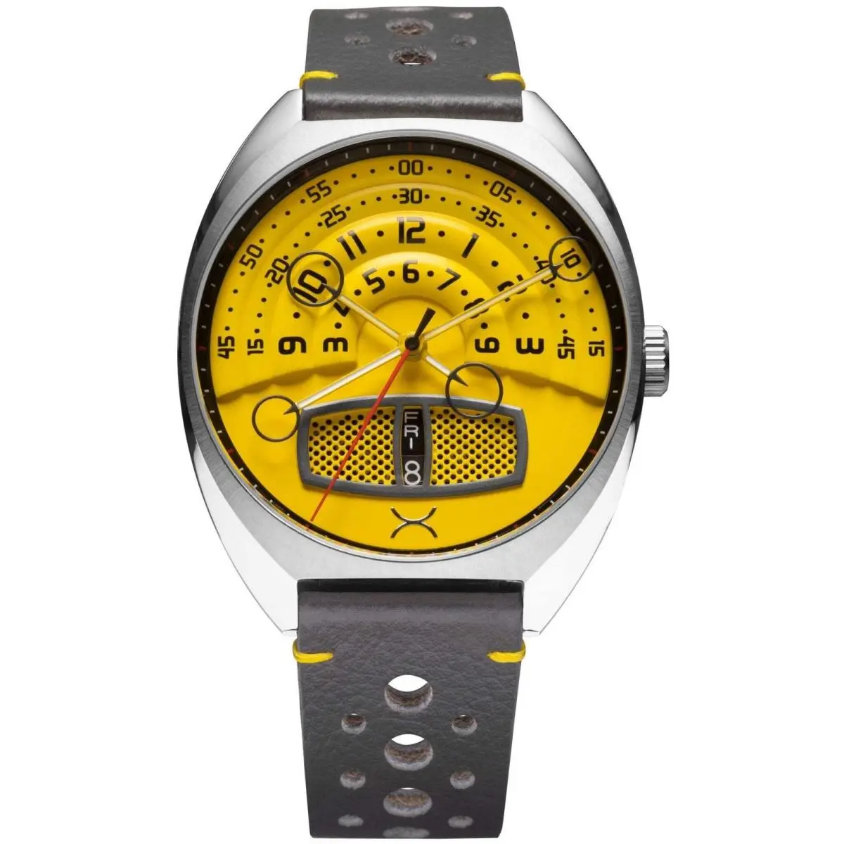 Halograph Iii Automatic Caution Yellow Watch by Xeric