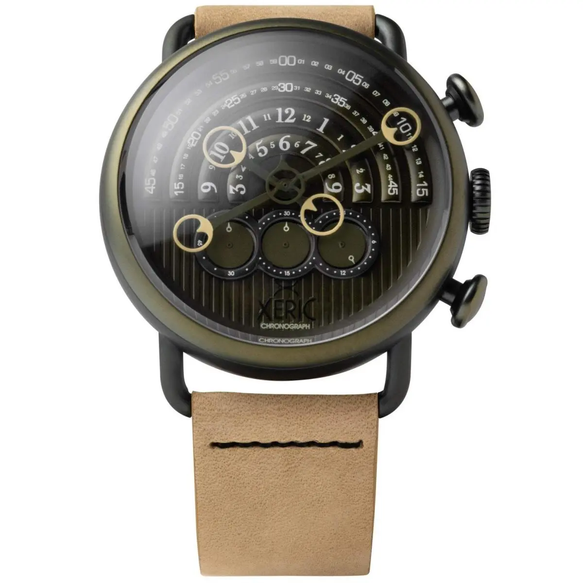 Halograph Chrono Sapphire Army Watch by Xeric