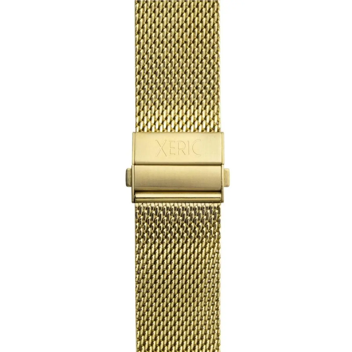20mm Gold Pvd Mesh Bracelet with Deployant Clasp by Xeric