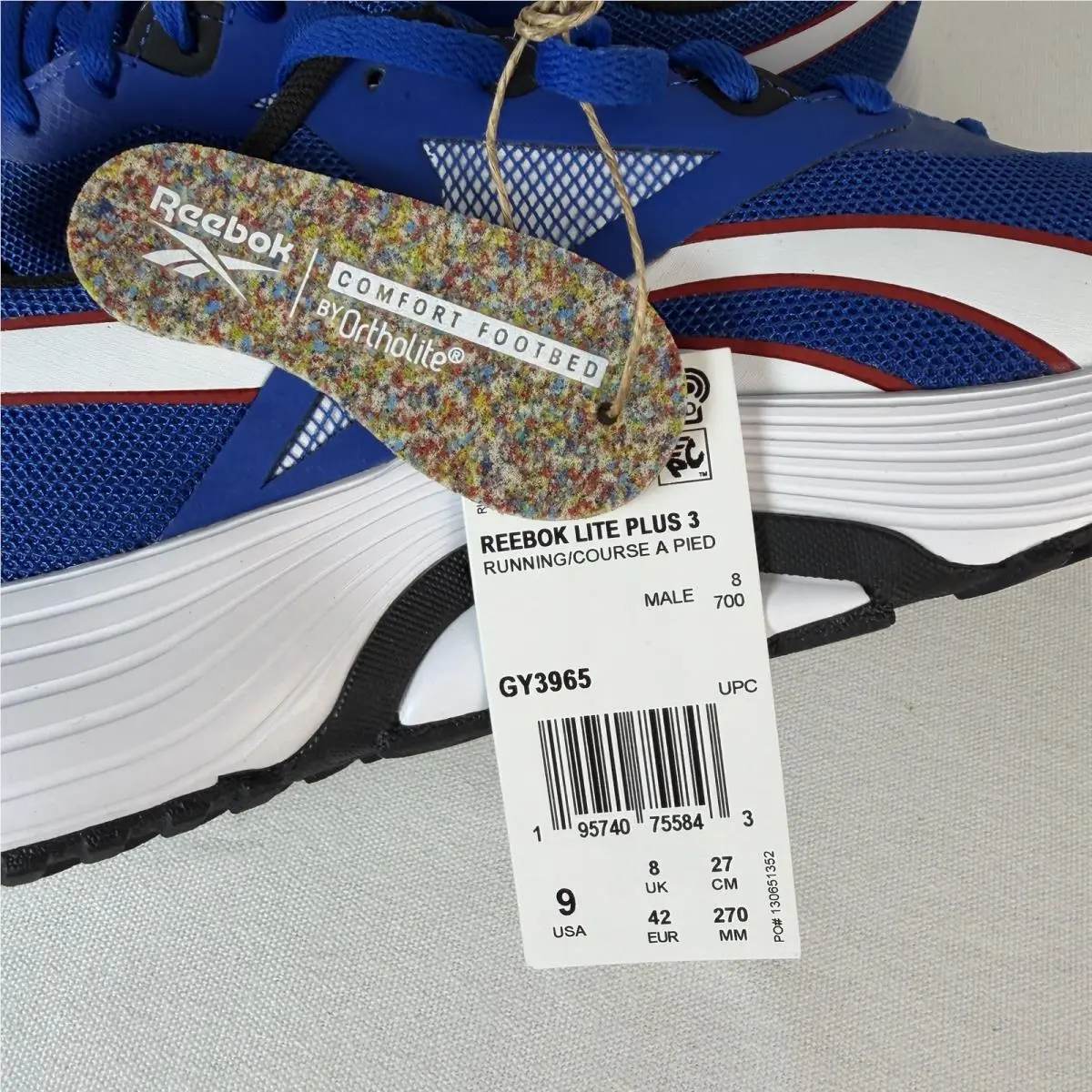 Reebok shoes - Reebok Lite Plus 3 - Lite Plus - GY3965 - Blue 4