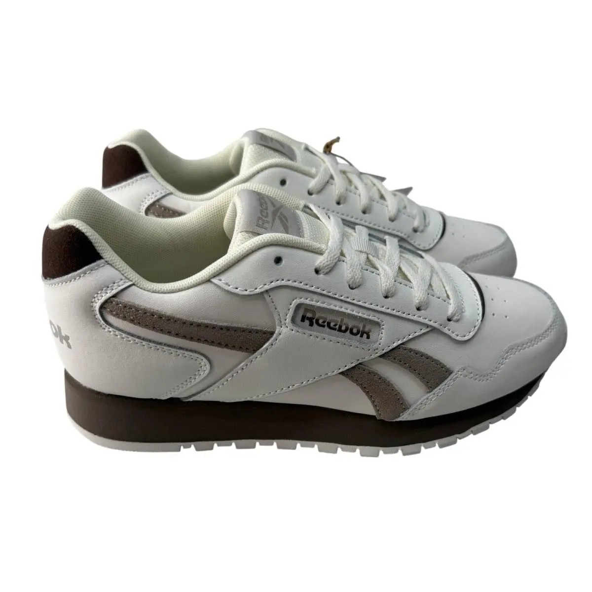 Reebok Glide Womens Running Sneakers White/brown Ortholite Size 7.5 No Box