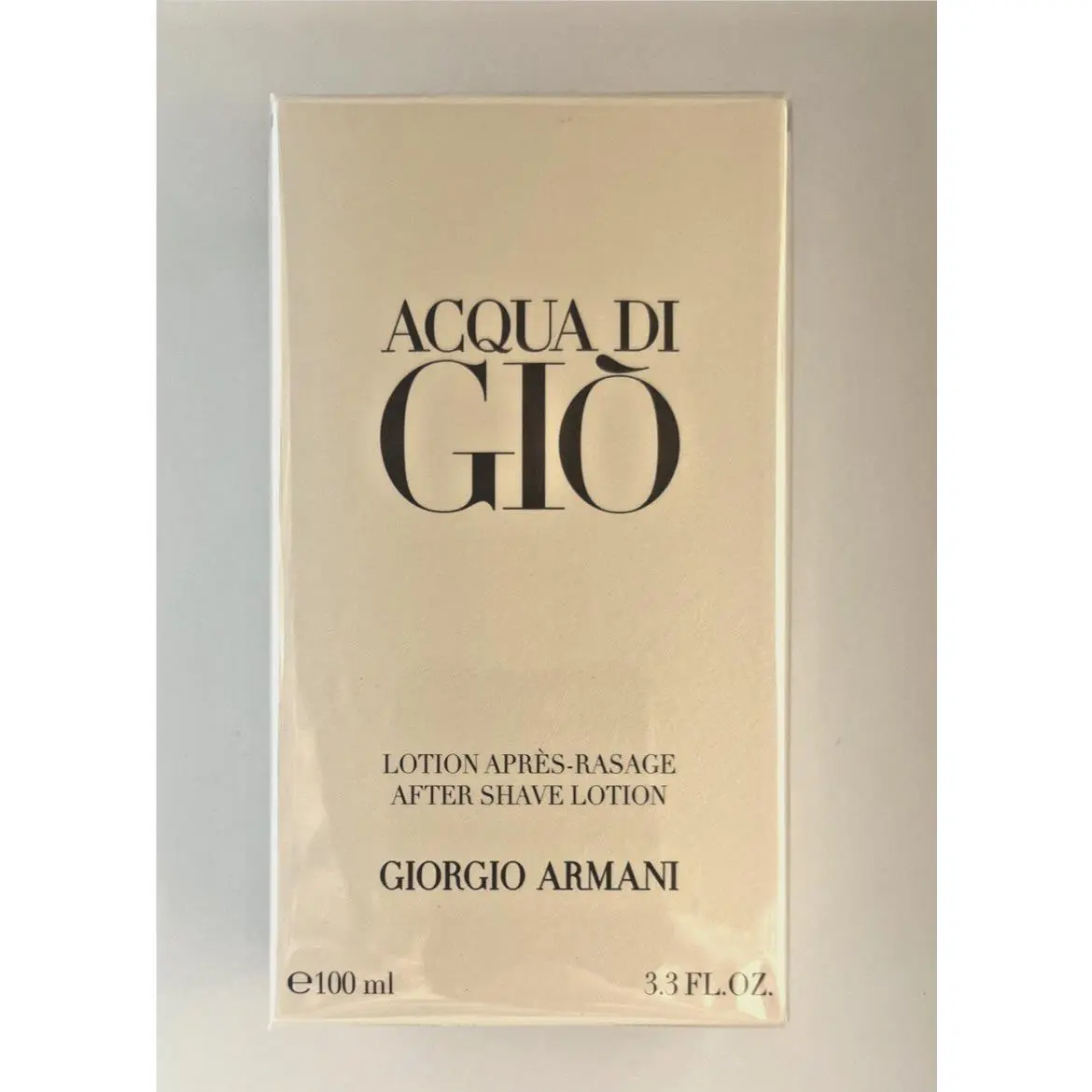 Acqua Di Gio  After Shave Lotion For Men 3.3 oz 100 ml by Giorgio Armani