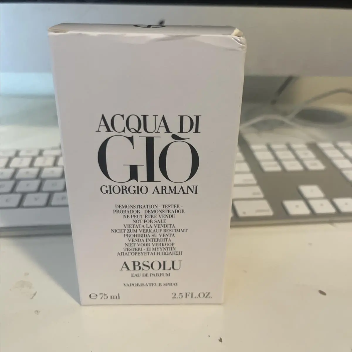 Acqua Di Gio Absolu Eau De Parfum 2.5 oz 75ml 100 % by Giorgio Armani
