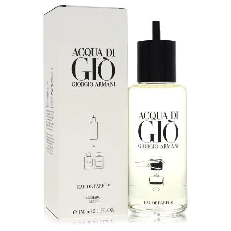 Giorgio Armani Acqua Di Gio Edp Refill 5.1 oz 151 ml Men`s Fragrance Bottle