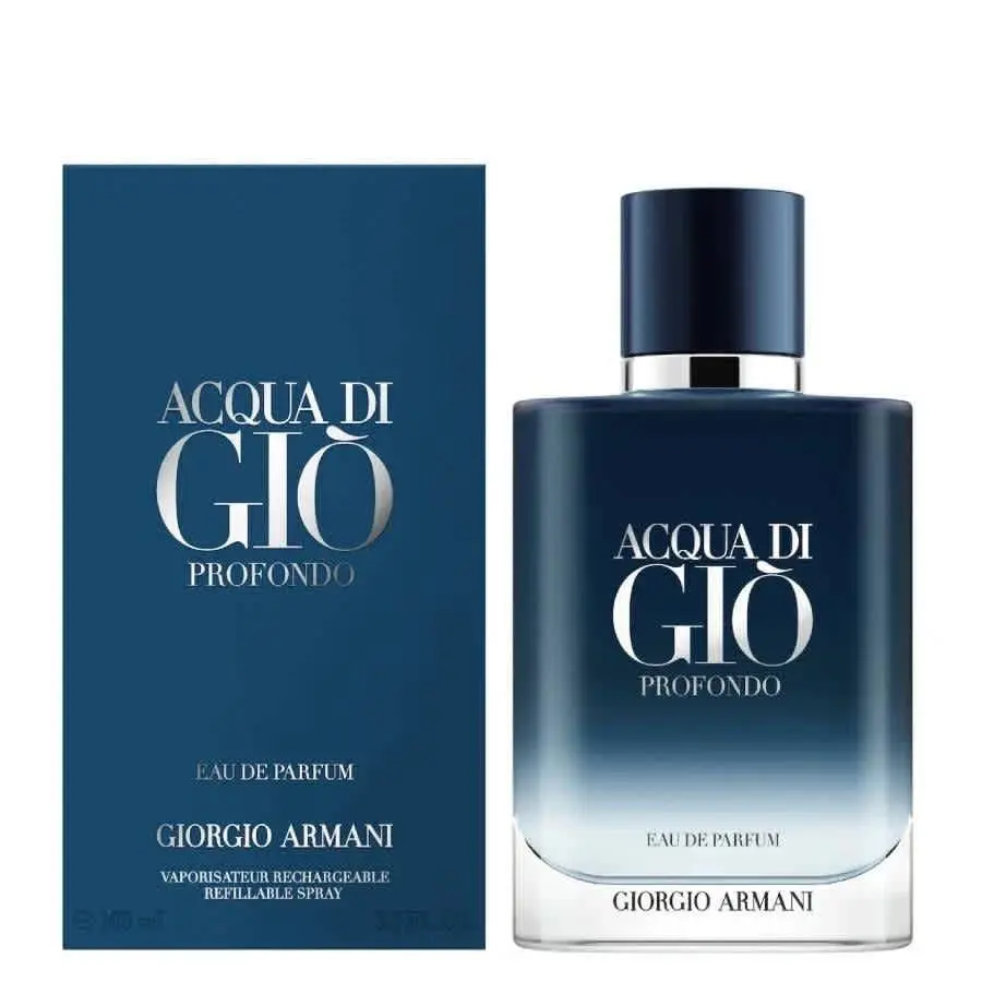 Acqua Di Gio Profondo by Giorgio Armani For Men 3.3 oz Edp