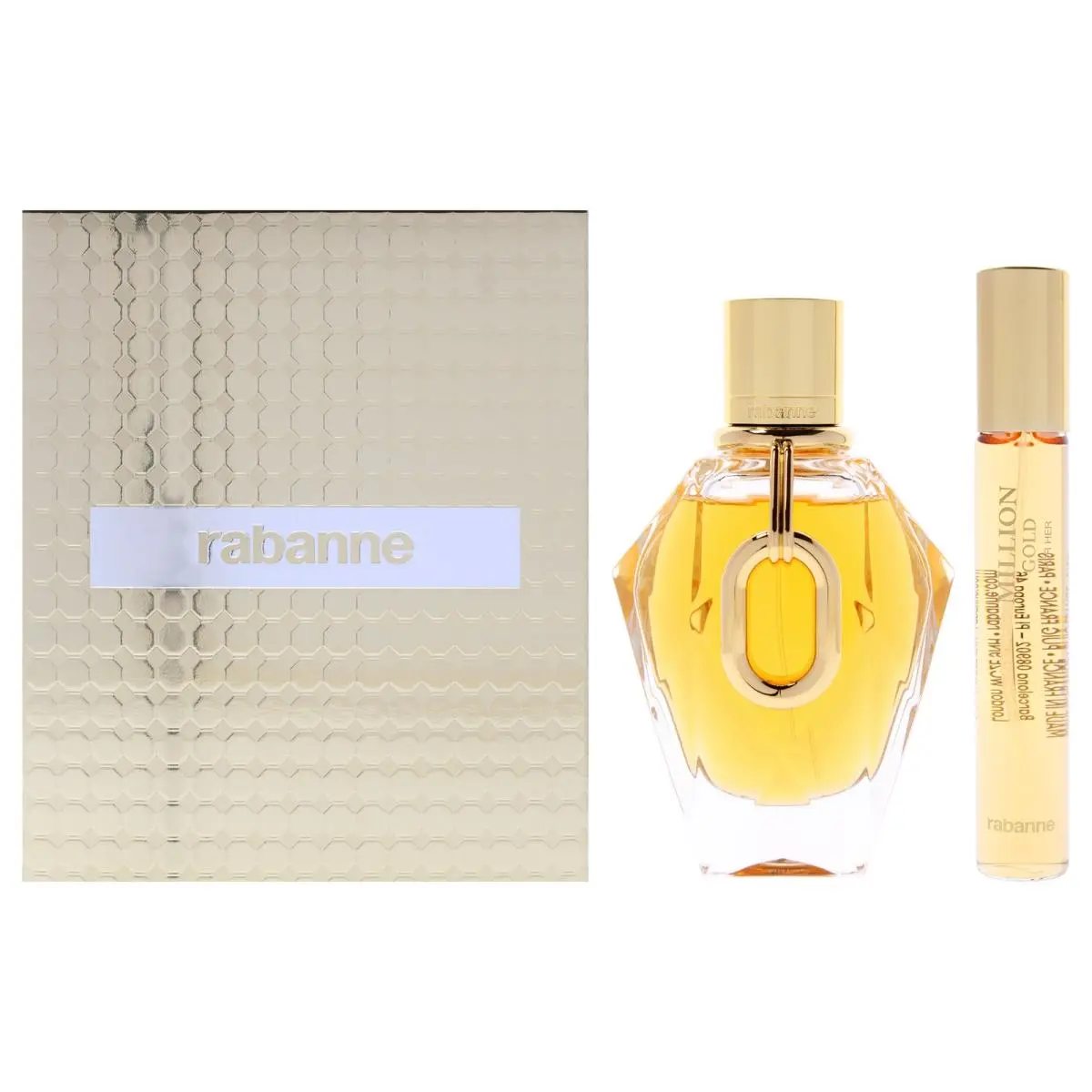 2 Pack Million Gold  For Women - 2 Pc 3oz Edp 0.68oz Edp by Paco Rabanne