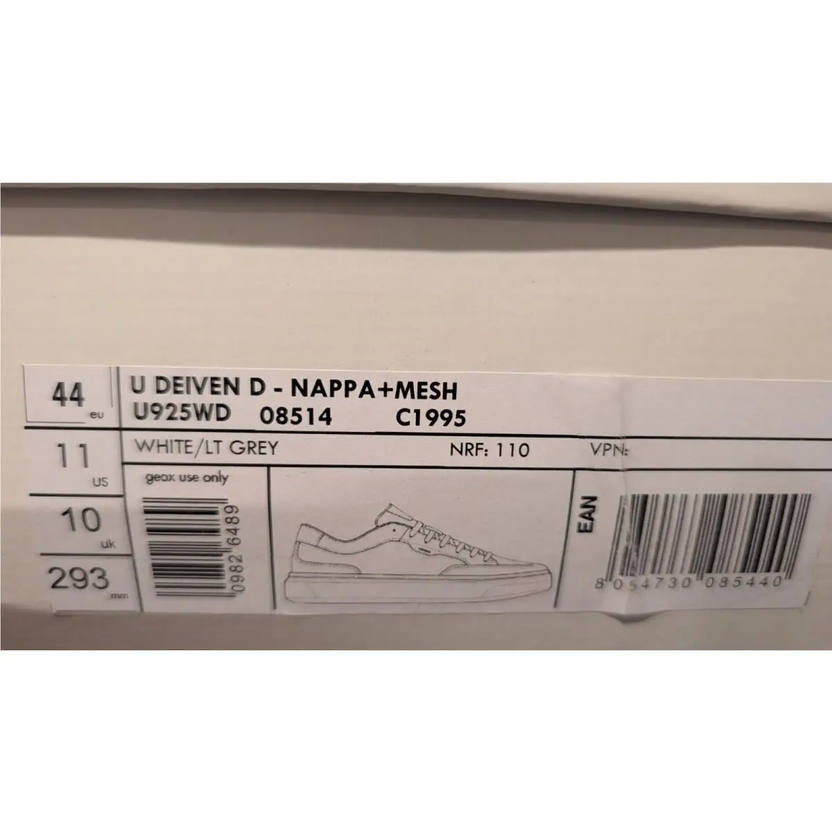 Geox shoes - White (UPC: 0000200781778) 4