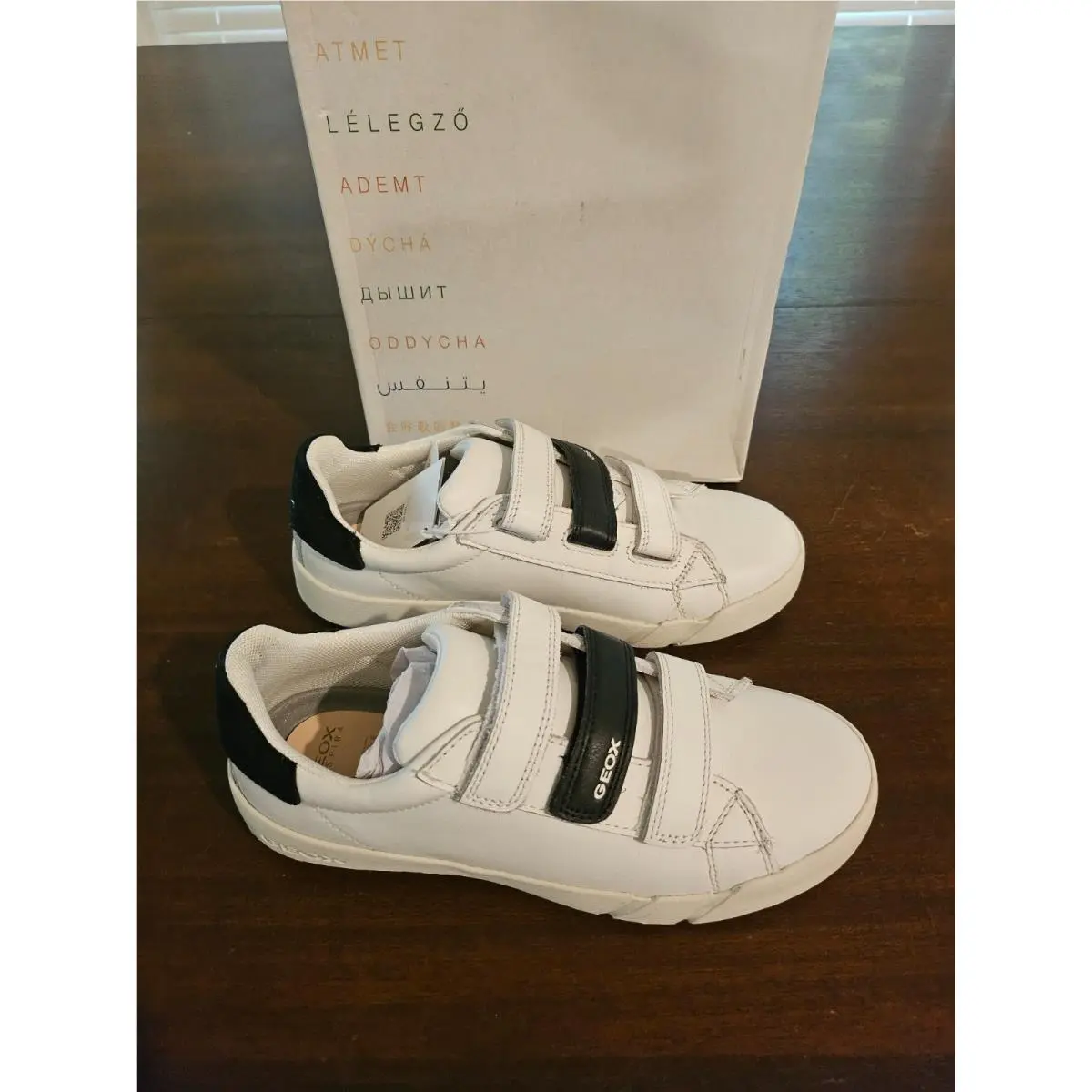 Geox shoes - White Black 1