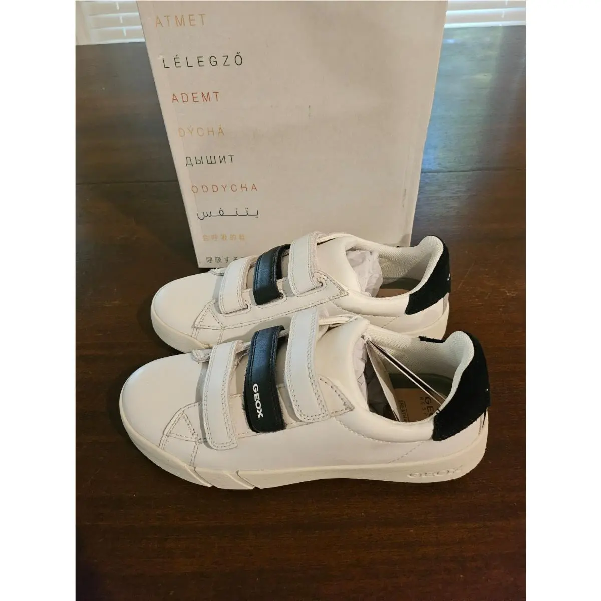 Geox shoes - White Black 3