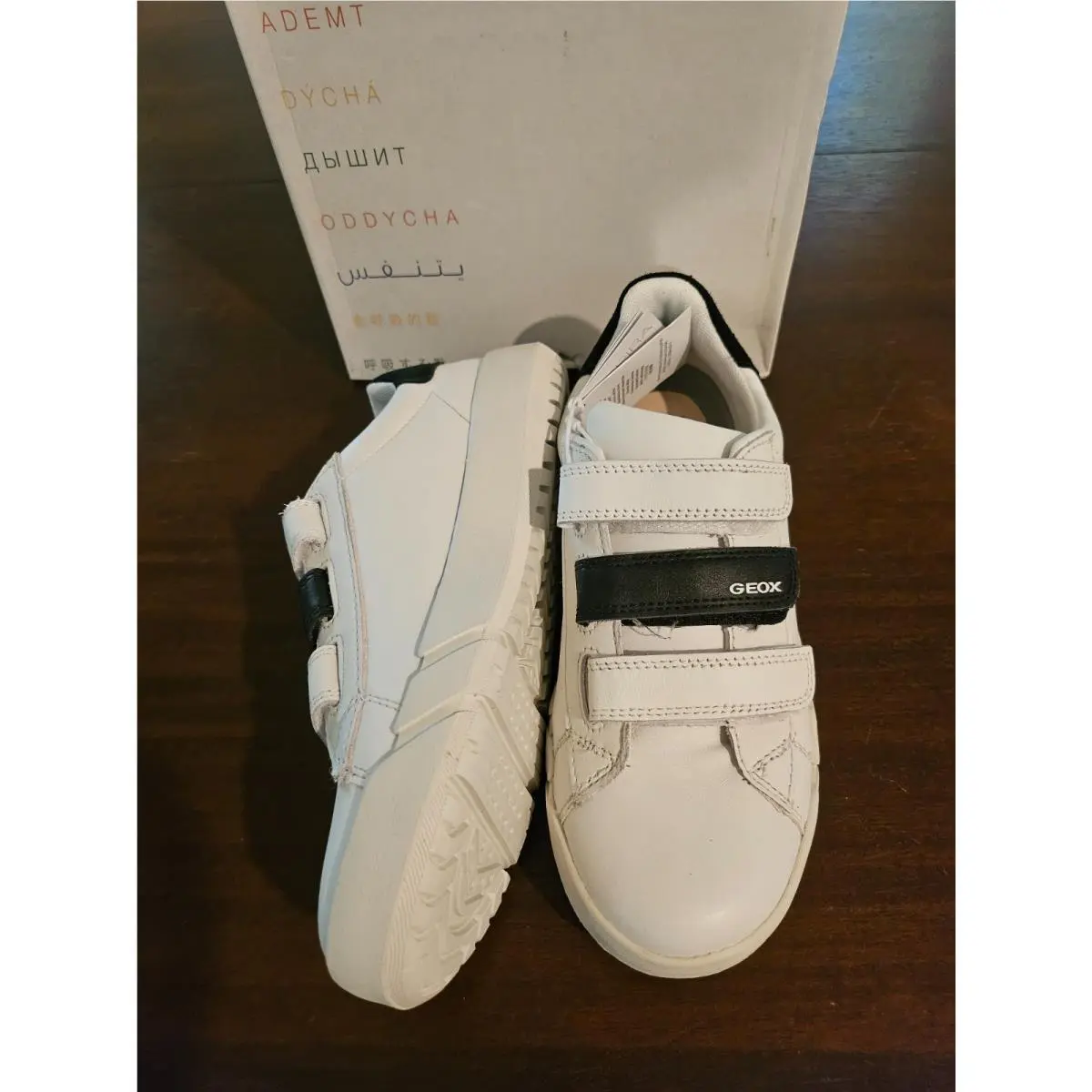 Geox shoes - White Black 4