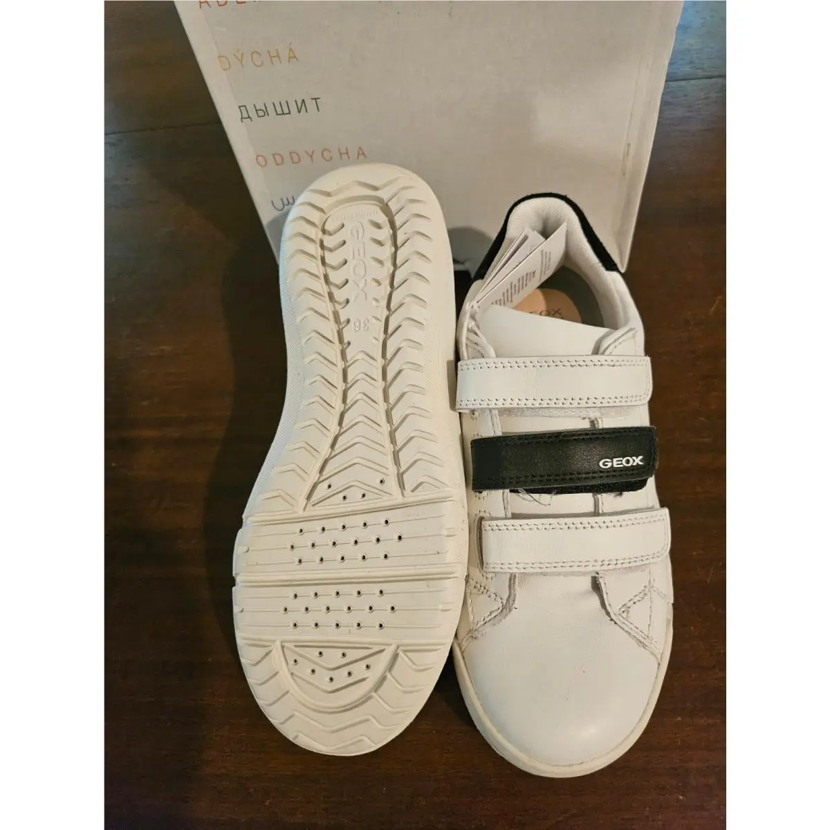 Geox shoes - White Black 5