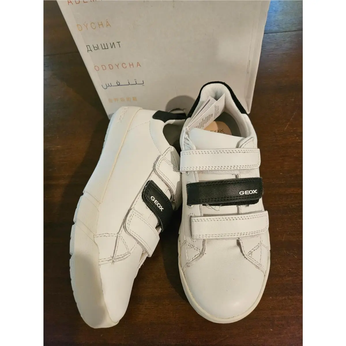 Geox shoes - White Black 6
