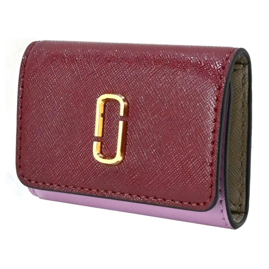 Marc Jacobs Midiya Double J Logo Key Case Vachetta Red